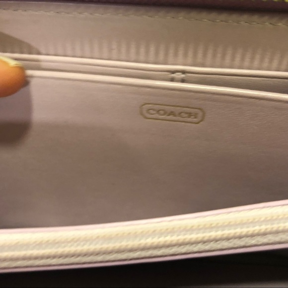 Classic Coach zip around wallet! - Picture 8 of 9